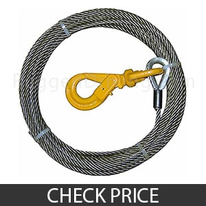 B/A Products 4-38PS50LH Steel Winch Cable